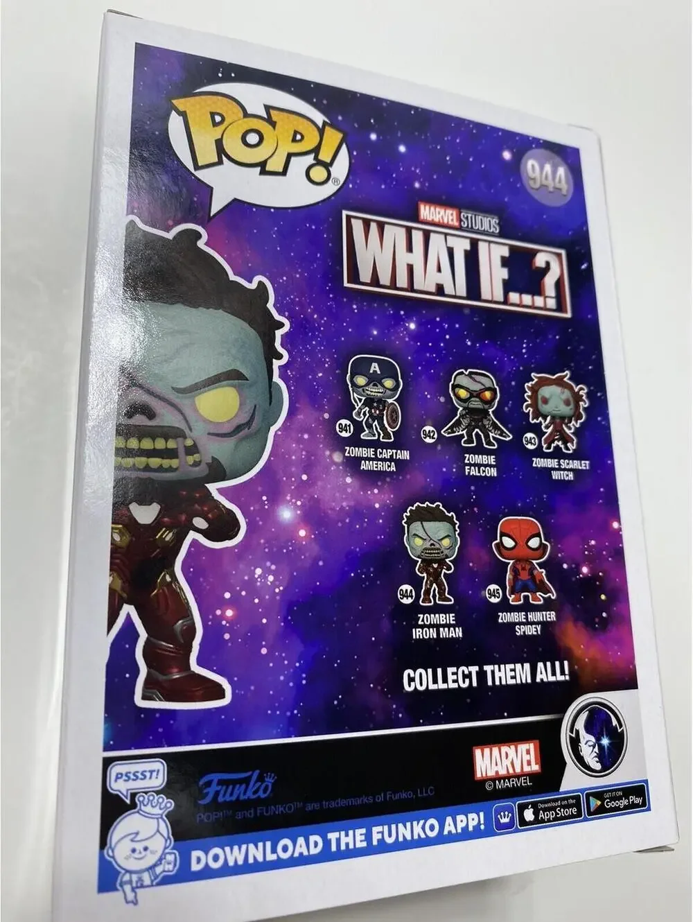 Funko Pop!  What If?  Marvel Disney+ ZOMBIE IRON MAN #944